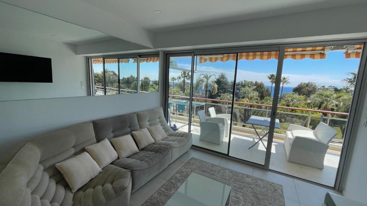 Appartement 2 Chambres Vue Mer Panoramique, Proche Croisette Cannes Vallauris Ngoại thất bức ảnh